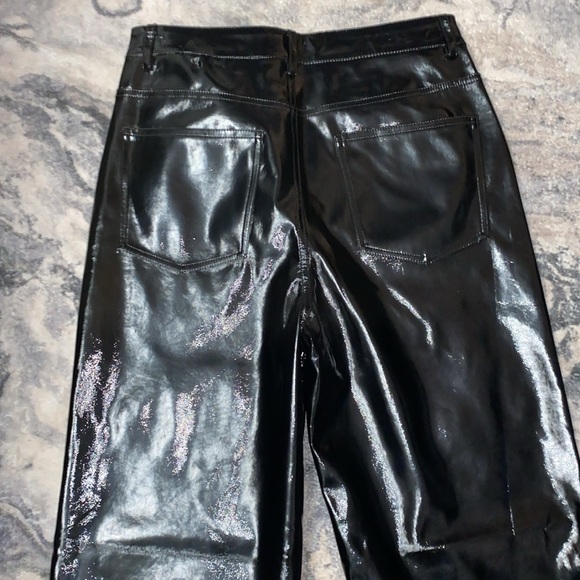 NWT HW JJXX faux Latex Style Pants - Picture 4 of 7